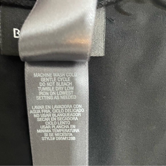 Bisou Bisou Black Layered Stretchy Dress Size 6 - Picture 6 of 10